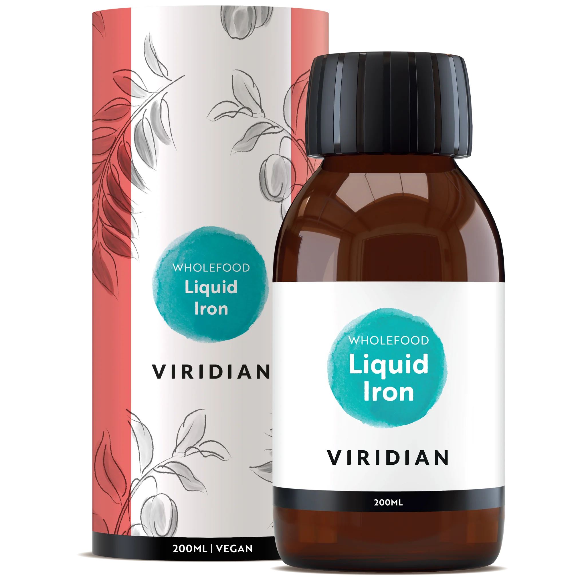 VIRIDIAN šķidrais dzelzs ar C vitamīnu – 200 ml