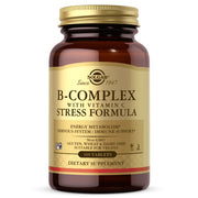 SOLGAR B-komplekss ar C vitamīnu – 100 tabletes