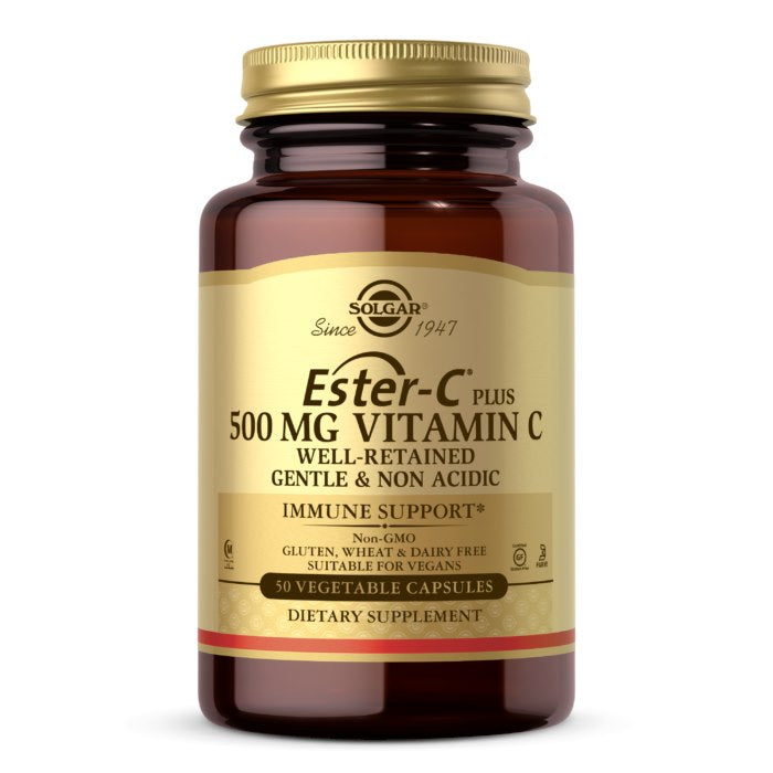 SOLGAR Ester-C un C vitamīns 500 mg – 50 kapsulas