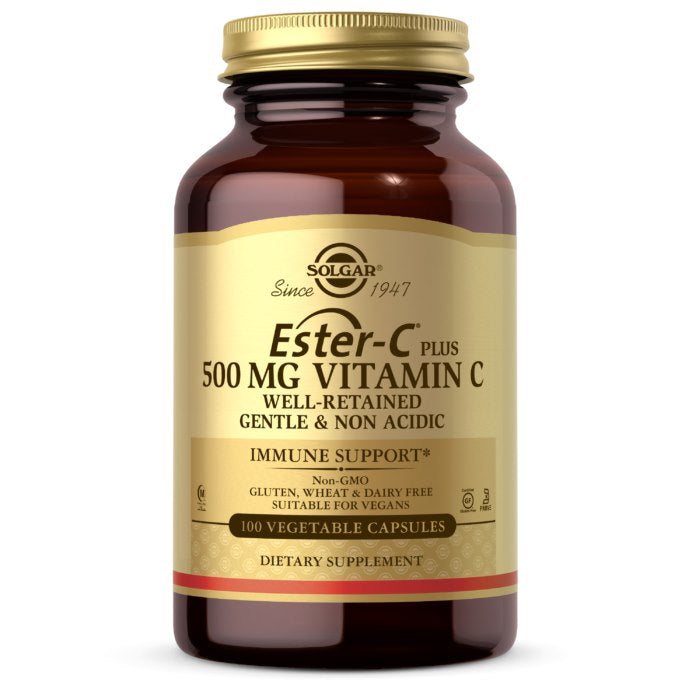 SOLGAR Ester-C un C vitamīns 500 mg – 100 kapsulas