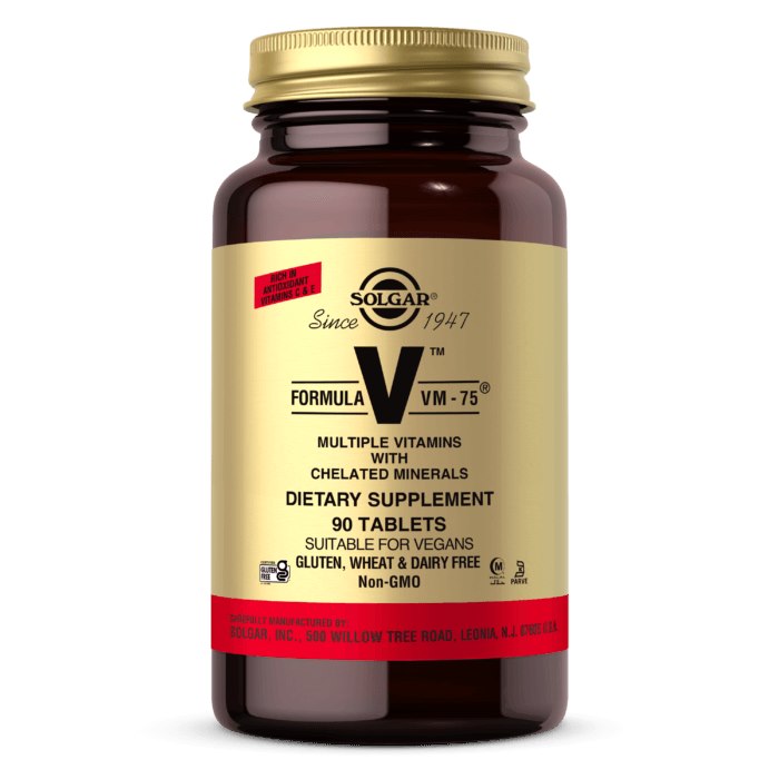 SOLGAR Formula VM-75 – 90 tabletes