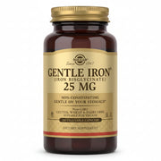SOLGAR Gentle Iron 25 mg - Łagodny związek żelaza - diglicynian żelaza (180 kaps.)