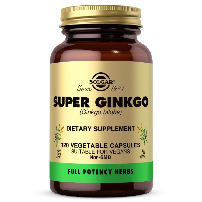 SOLGAR Super Ginkgo – 120 kapsulas