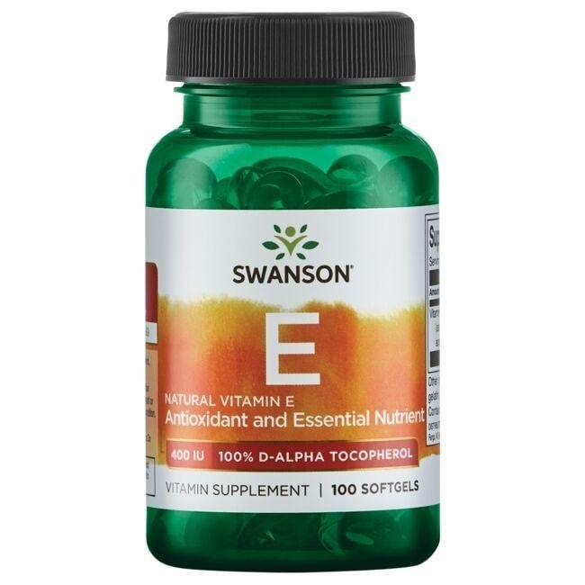SWANSON E vitamīns 400 IU - 100 kapsulas