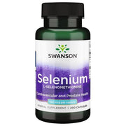 SWANSON selēns L-selenometionīns 100 µg – 200 kapsulas