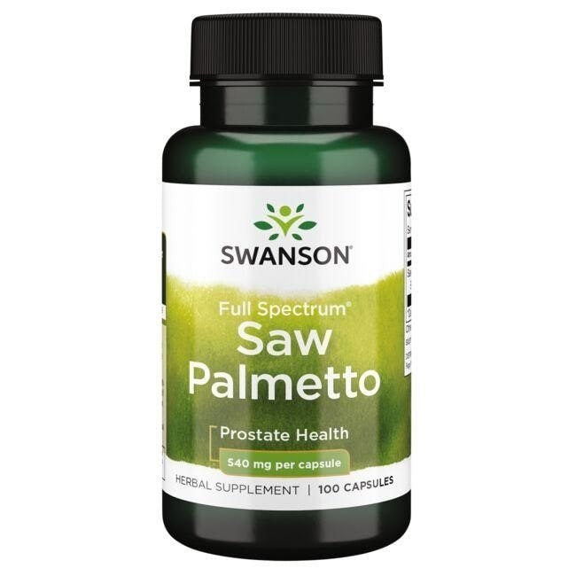 SWANSON Saw Palmetto 540 mg – 100 kapsulas