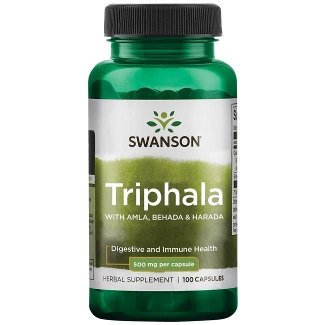 SWANSON trifala ar amlu, behatu un haradu 500 mg – 100 kapsulas