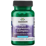 SWANSON trīskāršais magnija komplekss 400 mg – 30 kapsulas