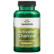 SWANSON aktīvā ogle 260 mg – 120 kapsulas