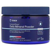 TRACE MINERALS ikdienas minerālvielu pulveris, dabīgs zilās avenes aromāts – 132 g