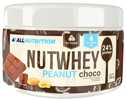 Allnutrition sūkalu, lazdu riekstu un šokolādes garša – 500 g