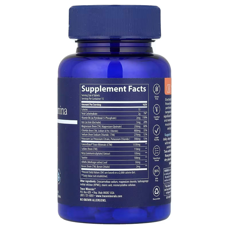 TRACE MINERALS Electrolyte Stamina – 90 tabletes