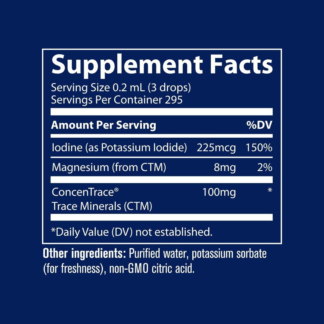 TRACE MINERALS jonu jods - 59 ml