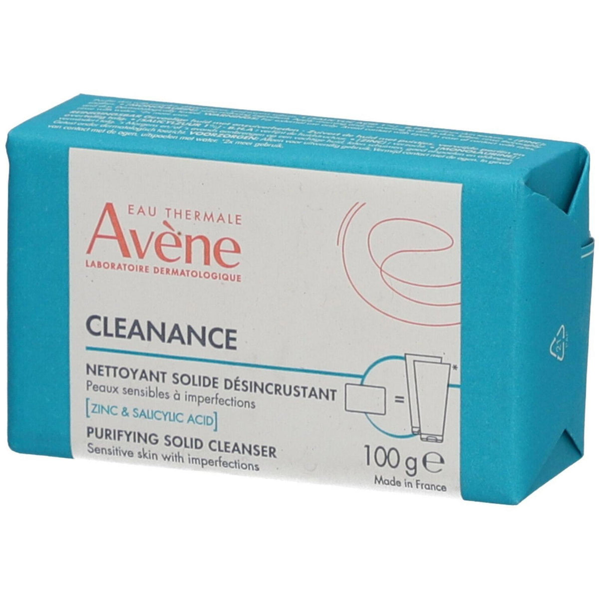 Avene, valomasis, valomasis, muilo gabalėlis veidui, 100 g