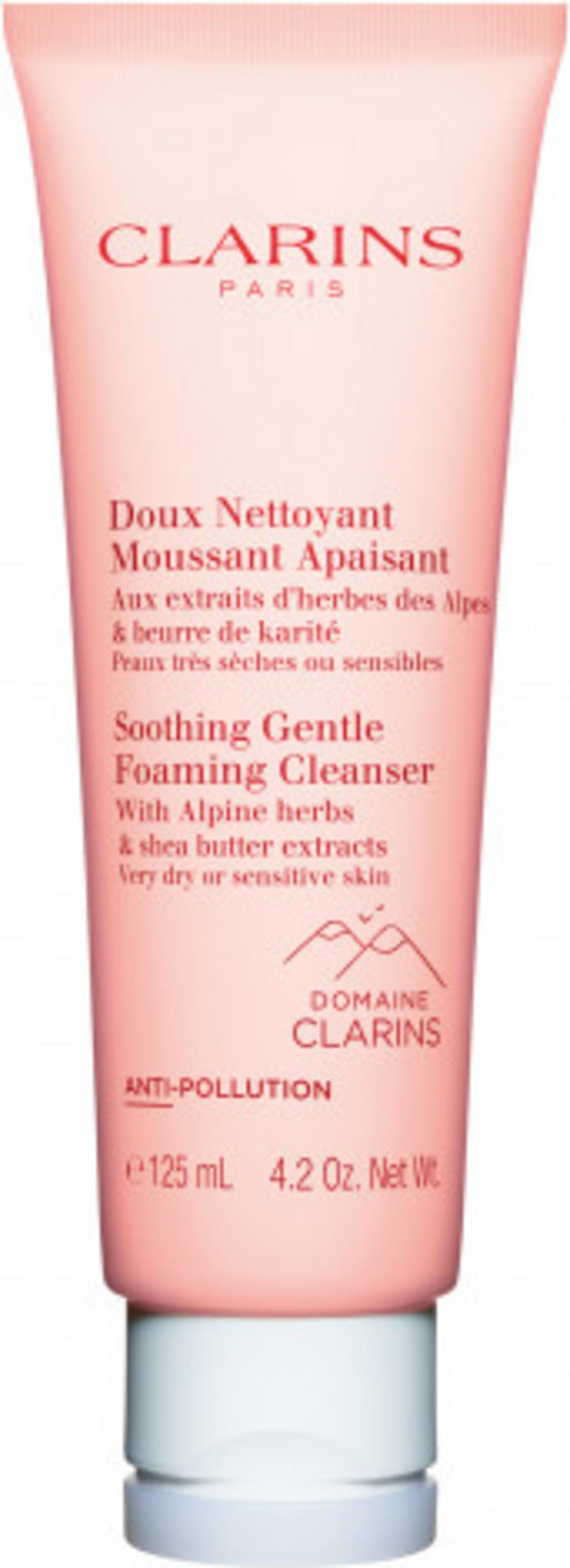 Clarins, Gentle Soothing, Anti-Pollution, Cleansing Foaming Cream, 125 ml