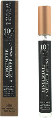 100 Bon Gingembre & Vetiver Sensuel, Eau De Parfum, unisex, 10 ml