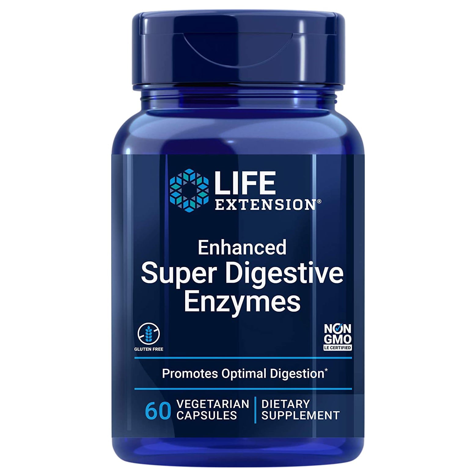 LIFE EXTENSION gremošanas enzīmi – 60 kapsulas