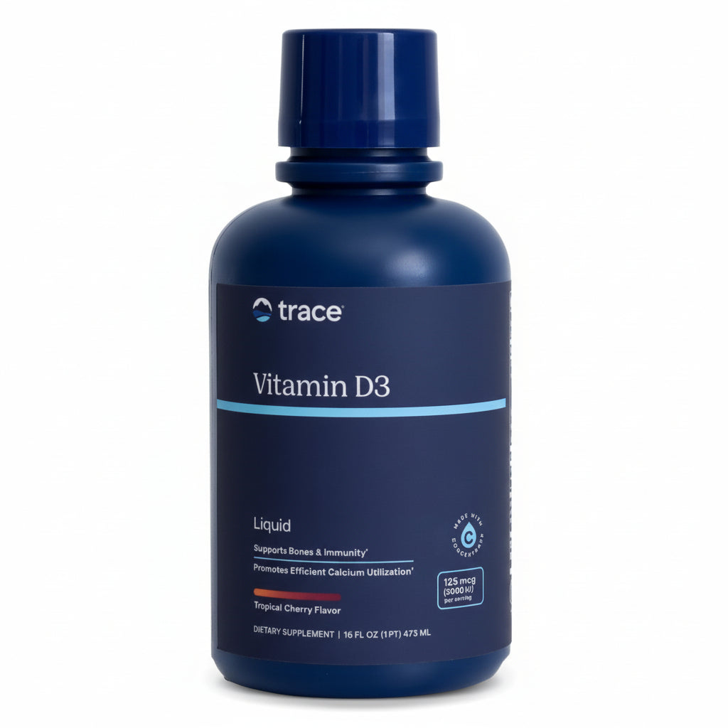 TRACE MINERALS šķidrais D3 vitamīns – 473 ml