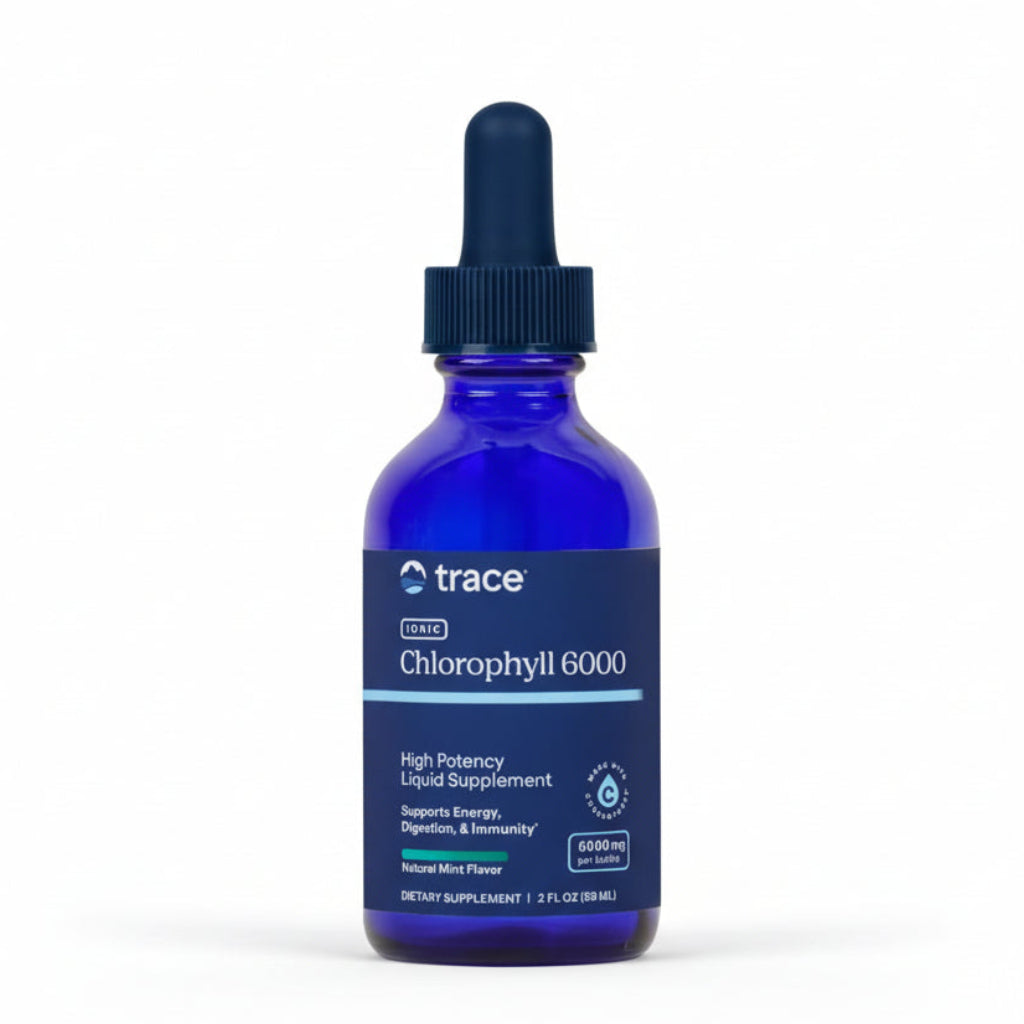 TRACE MINERALS jonu hlorofils ar piparmētru - 59 ml