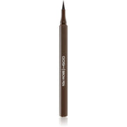 Gosh, Brow Pen, Microblading, Eyebrow Liquid Liner, Dark Brown, 1.1 ml