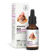 Aura Herbals D3 vitamīns zīdaiņiem un bērniem 400 SV - 30 ml pilieni