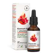 Aura Herbals kofermenta Q10 un E vitamīna pilieni – 30 ml