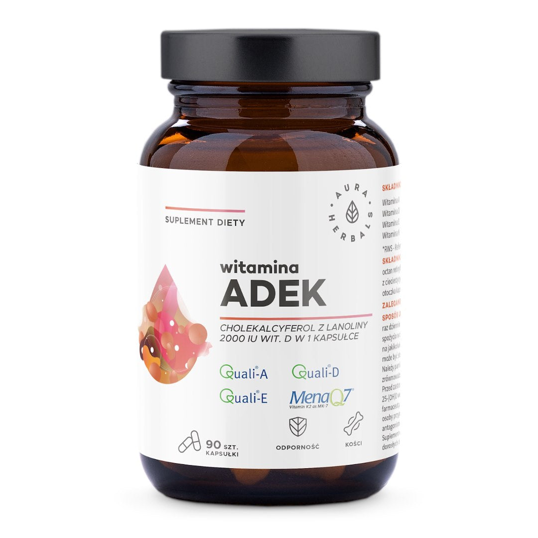 Aura Herbals vitamīns ADEK - 90 kapsulas