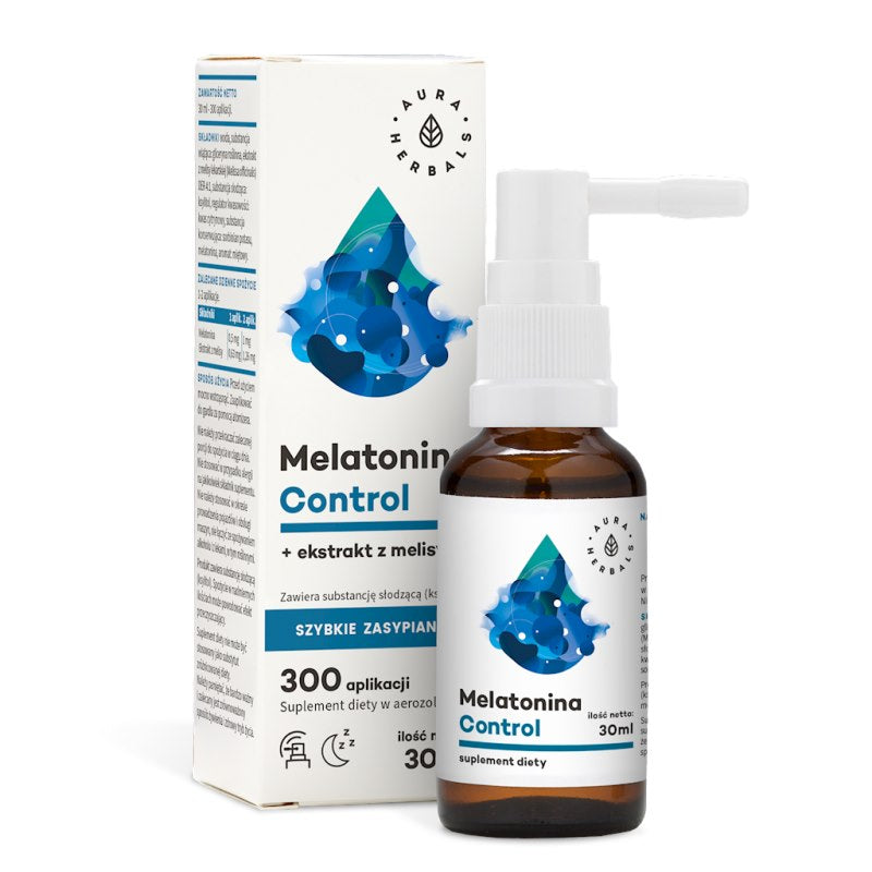 Aura Herbals Melatonin Control + Melissa - 30 ml