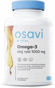 Osavi Omega-3 zivju eļļa, molekulāri destilēta, 1000 mg - 120 kapsulas