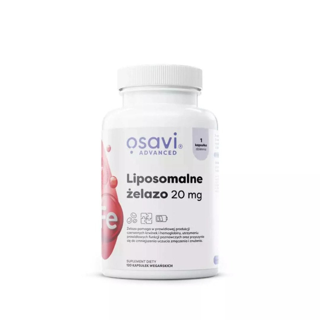 Osavi lipozomālā dzelzs 20 mg - 120 kapsulas