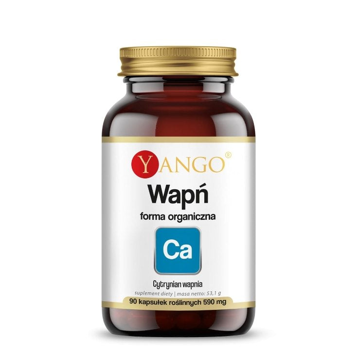 YANGO Wapń - cytrynian wapnia (90 kaps.)