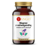 YANGO Magnez z ashwagandhą z dodatkiem szafranu i wit. B6 (90 kaps.)