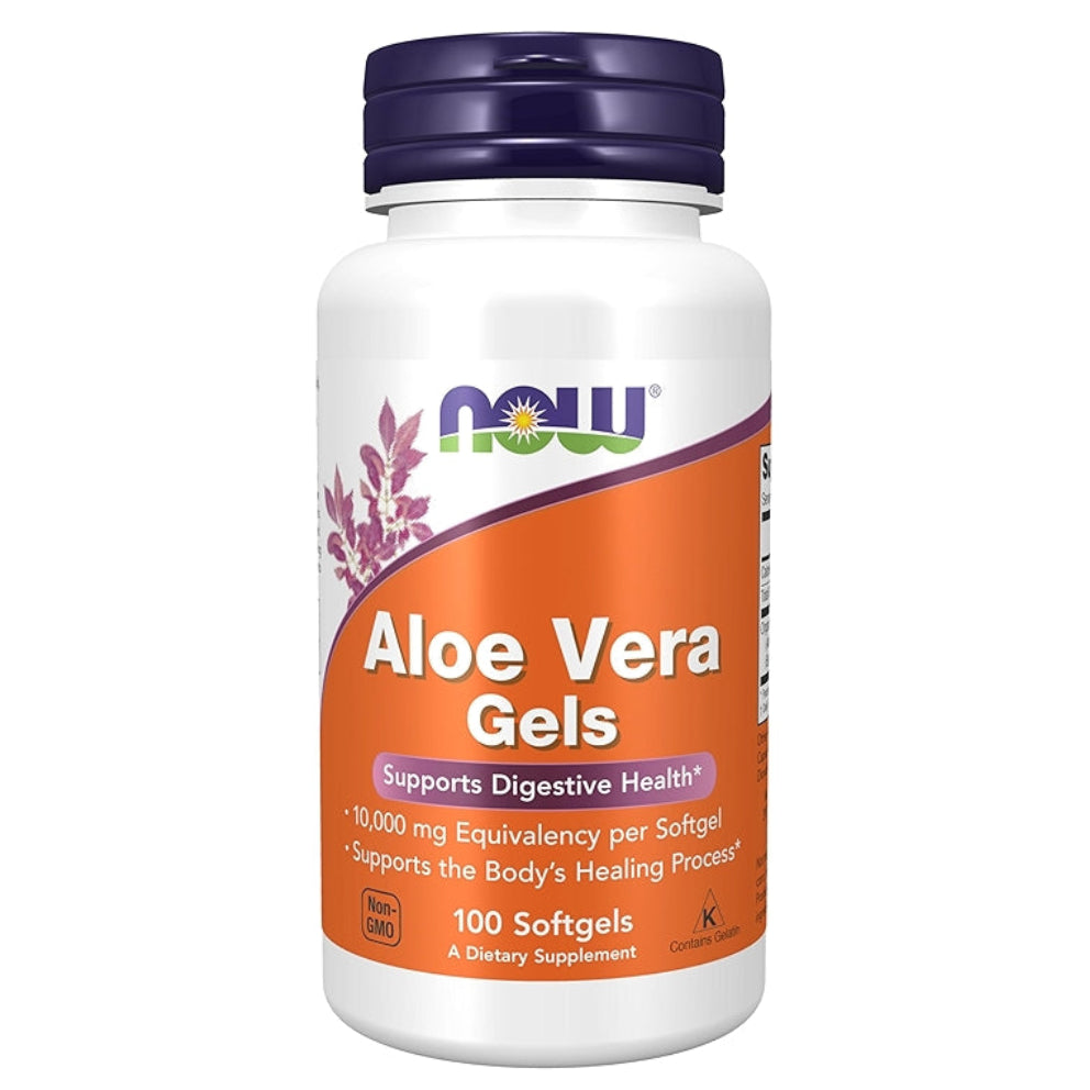 NOW FOODS Aloe Vera Gels 10000 mg – 100 kapsulas