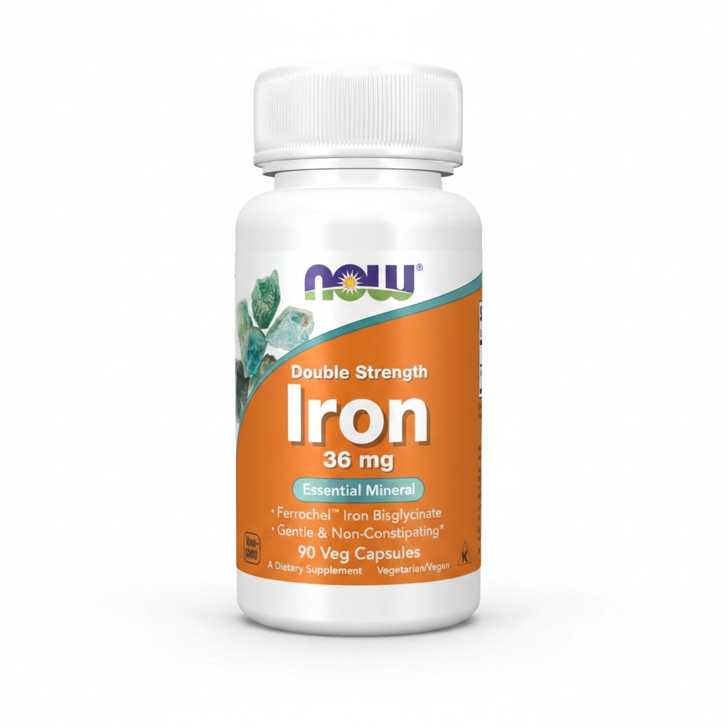 NOW FOODS Double Strength Iron (90 kaps.)