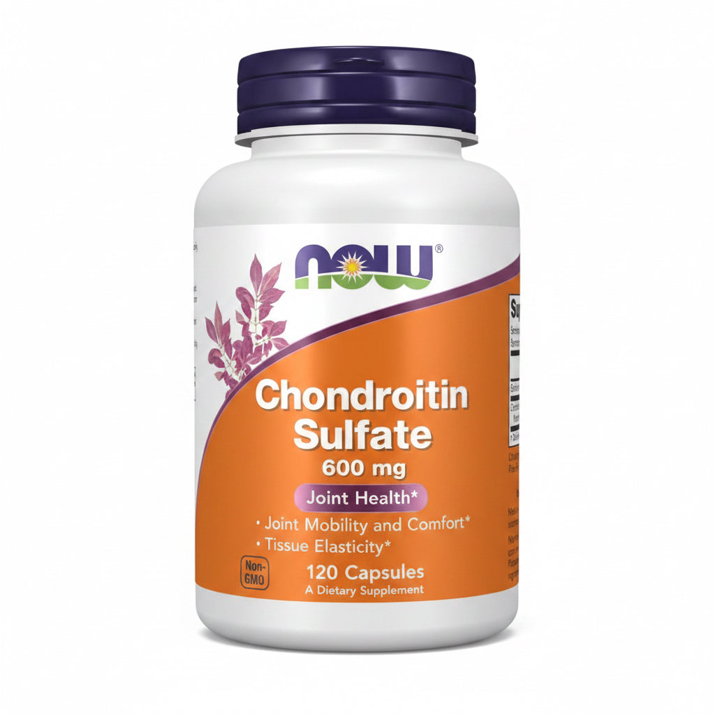 NOW FOODS Chondroitin Sulfate - Siarczan Chondroityny 600 mg (120 kaps.)