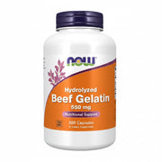 NOW FOODS Beef Gelatin - Żelatyna wołowa 550 mg (200 kaps.)