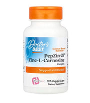 DOCTOR'S BEST PepZin Gl - Cynk + L-Karnozyna (120 kaps.)