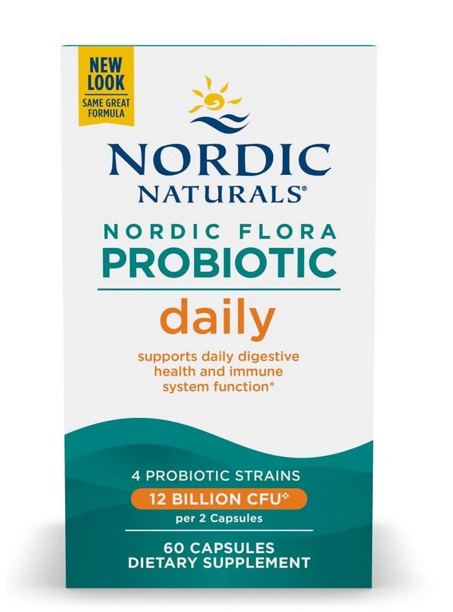 Nordic Naturals Nordic Flora probiotikas ikdienas – 60 kapsulas