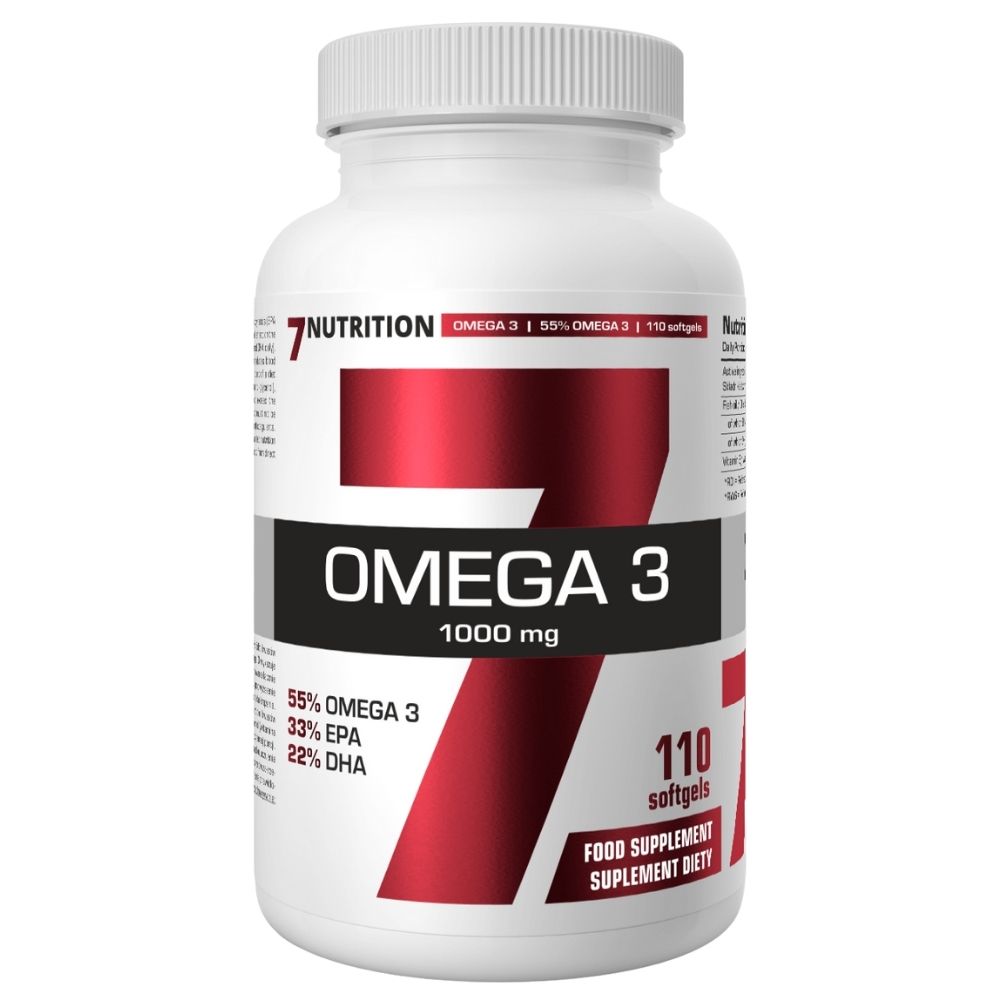 7NUTRITION Omega 3 1000 mg - 110 kapsulas