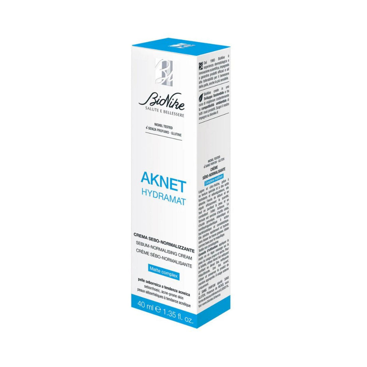BioNike, Hydramat, Rebalancing, Day & Night, Cream, For Face, 40 ml