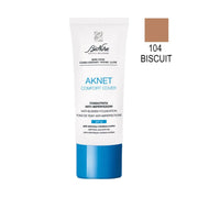 BioNike, Comfort Cover, Matte & Covering, Liquid Foundation, 104, Biscuit, SPF 30, 30 ml