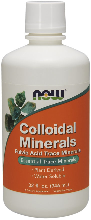 Produkto nuotrauka: NOW Foods Colloidal Minerals, avietė - 946 ml.