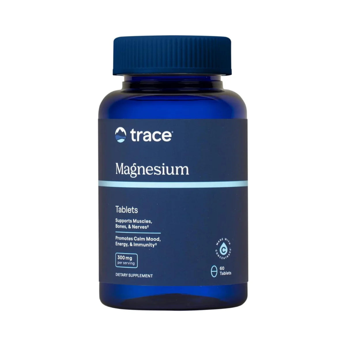 TRACE MINERALS magnijs 300 mg - 60 tabletes