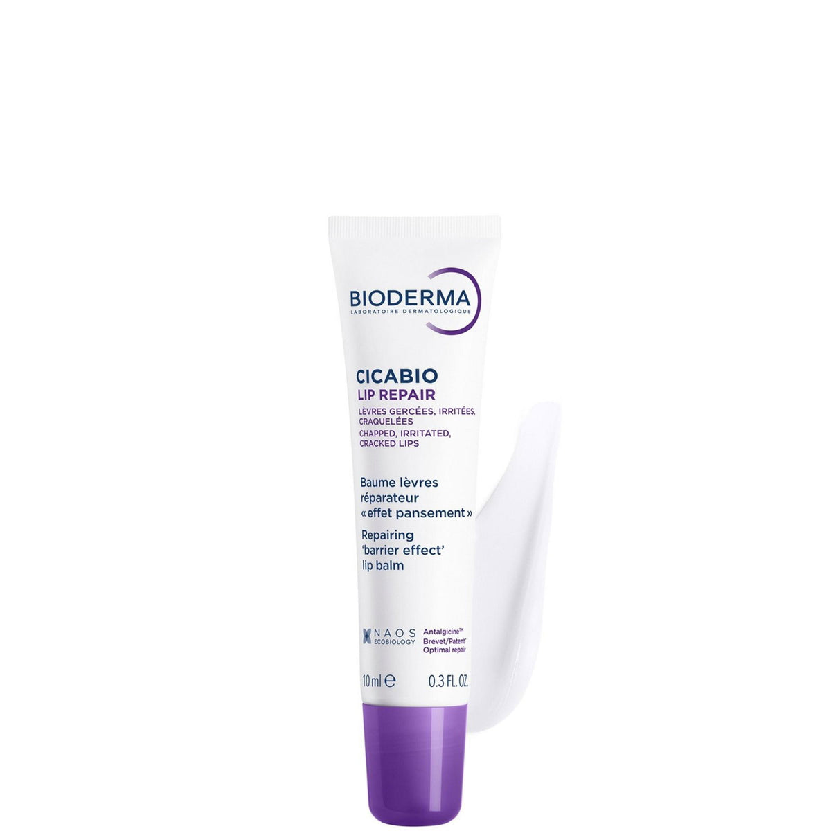 Bioderma Cicabio Lips atjaunojošs lūpu balzams, 10 ml