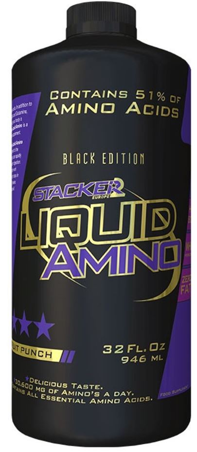 Stacker2 Europe šķidrās aminoskābes, apelsīnu garša – 946 ml.