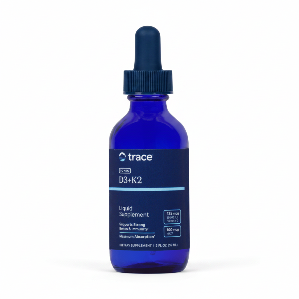 TRACE MINERALS jonu D3 + K2 vitamīns - 59 ml