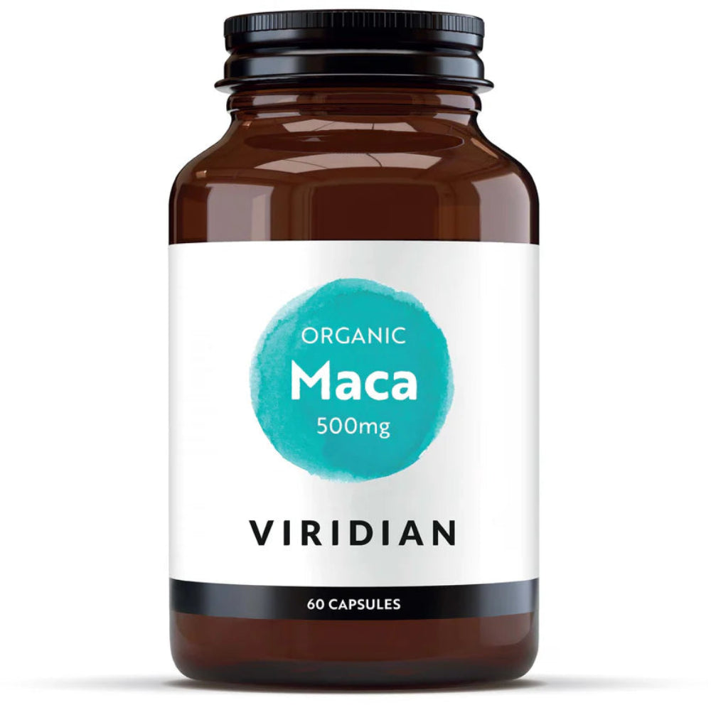 VIRIDIAN organiskā maka sakne 500 mg - 60 kapsulas