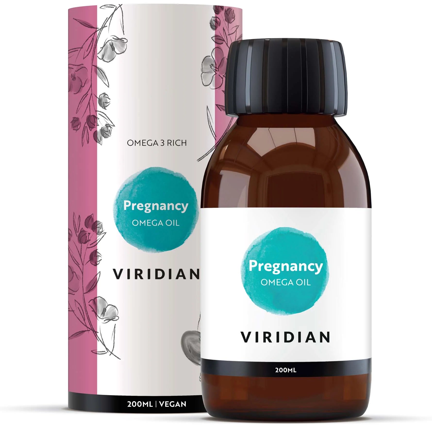 VIRIDIAN omega eļļa grūtniecēm - 200 ml