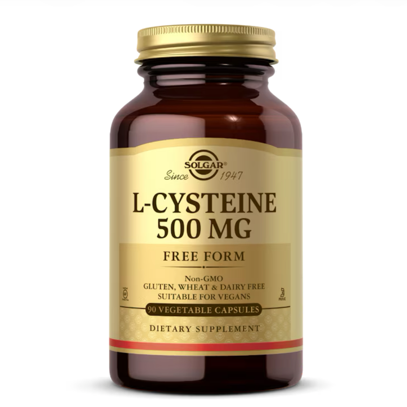 SOLGAR L-cisteīns 500 mg – 90 kapsulas