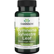 SWANSON Gimnema lapai 400 mg – 100 kapsulu.